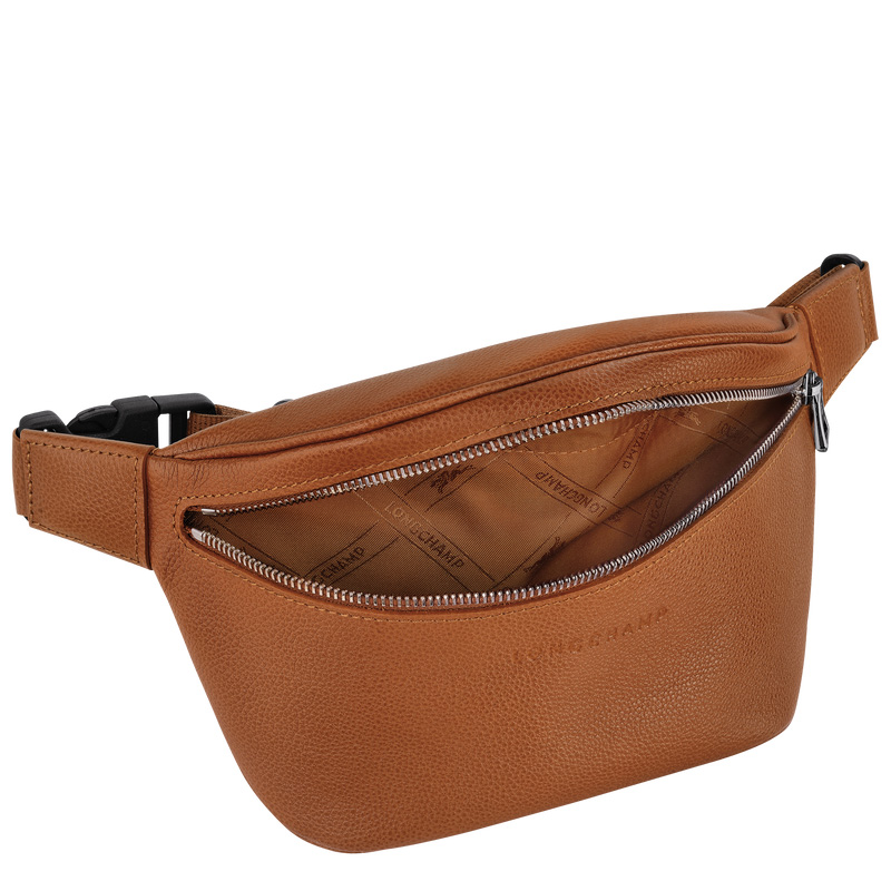 Longchamp |Le Foulonn M Gürteltasche Karamell – Leder |Karamell