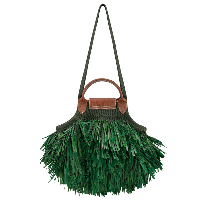 Longchamp |Le Pliage Filet L Netztasche Khaki – Canvas |Khaki