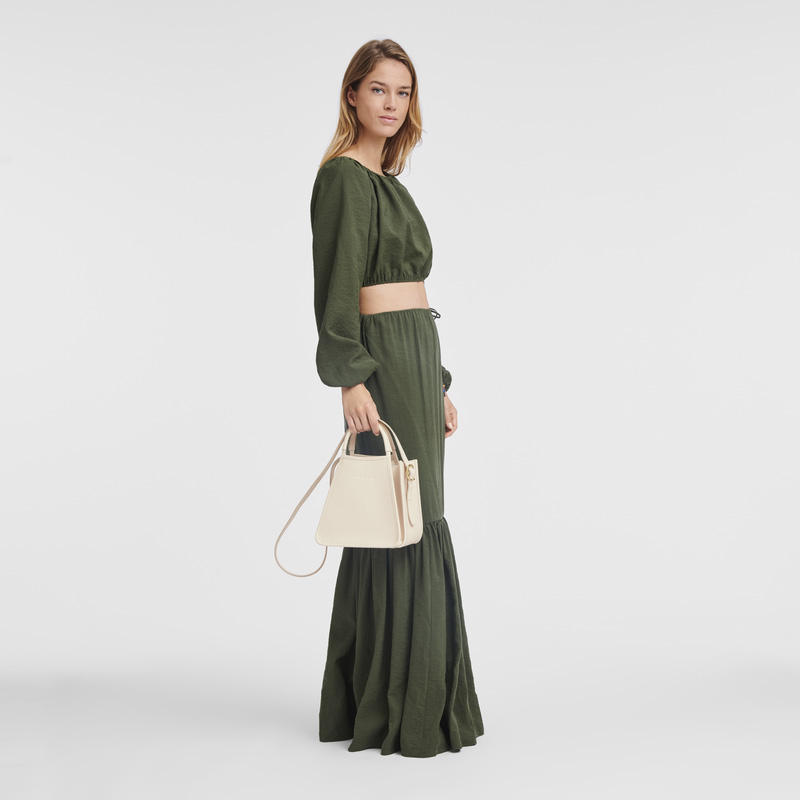 Longchamp |Le Foulonn S Handtasche Papier – Leder |Papier