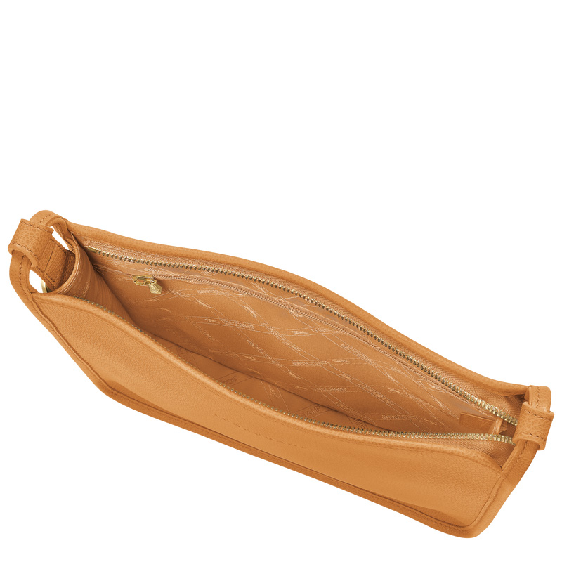 Longchamp |Le Foulonn M Umhängetasche, Walnuss – Leder |Walnuss