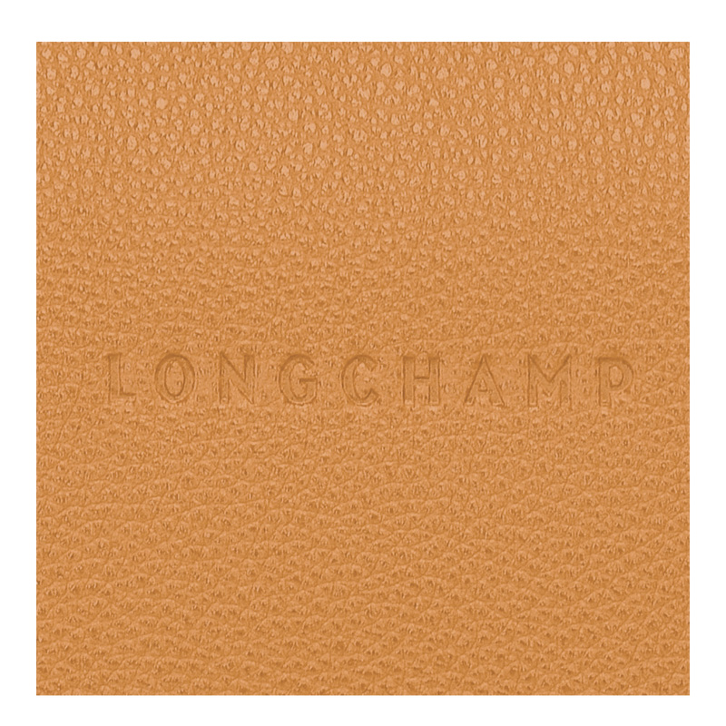Longchamp |Le Foulonn M Umhängetasche, Walnuss – Leder |Walnuss