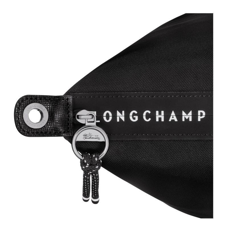 Longchamp |Le Pliage Energy L Reisetasche Schwarz – Recyceltes Canvas |Schwarz