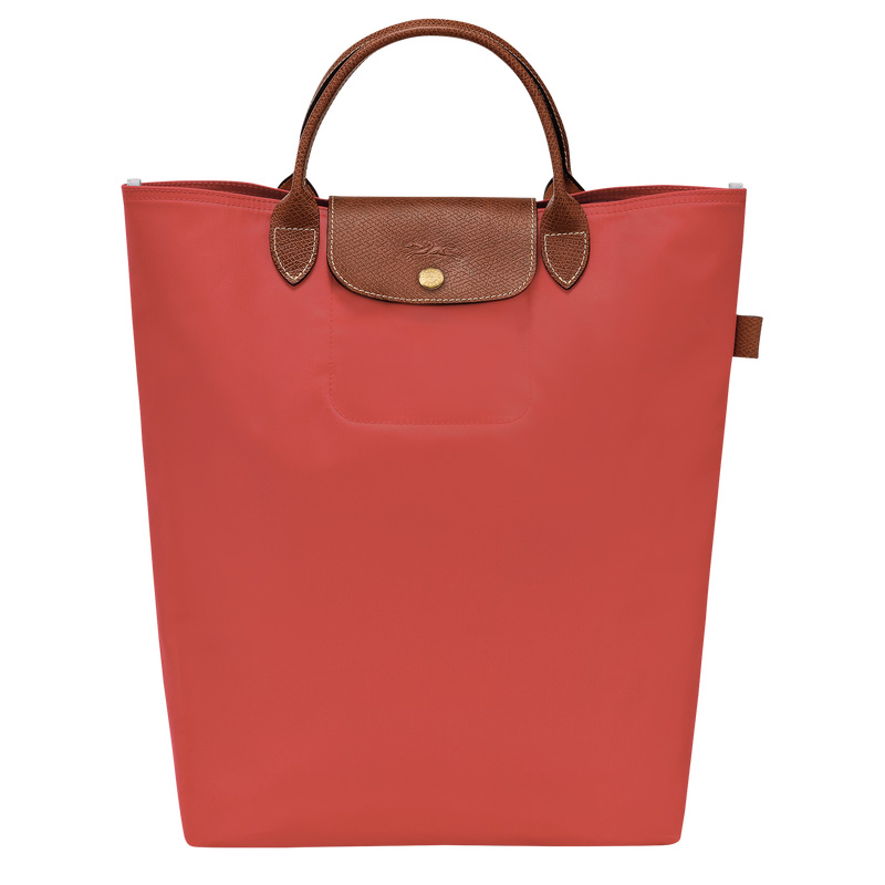 Longchamp |Le Pliage Original M Tote Bag, Tomate – Canvas |Tomate