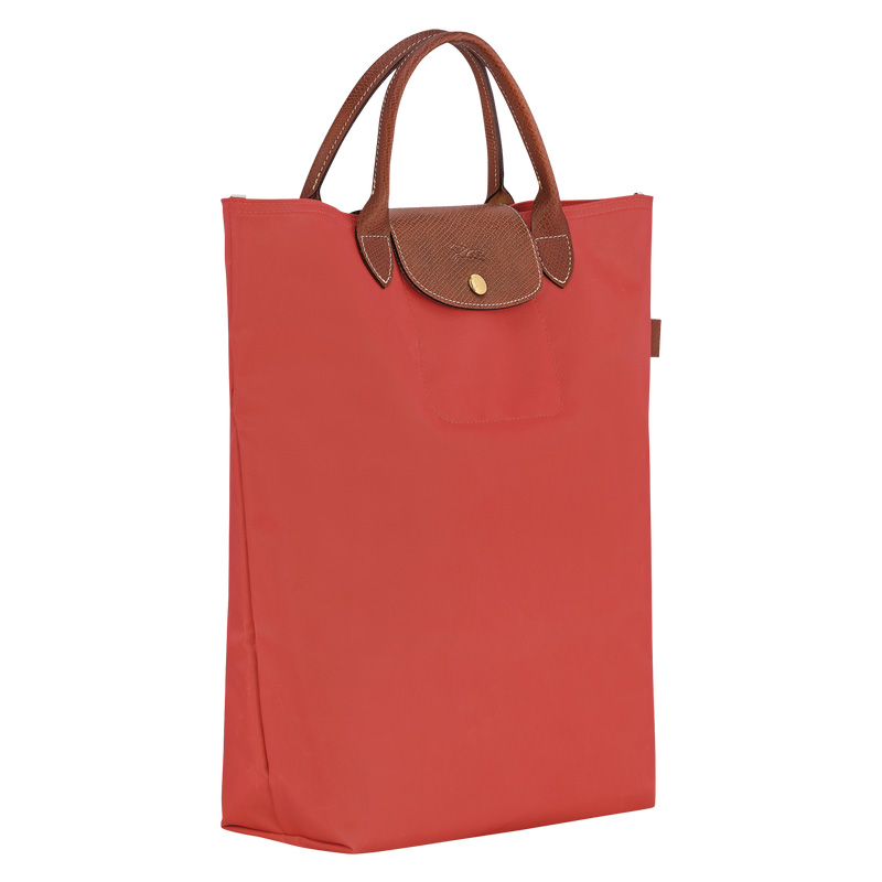Longchamp |Le Pliage Original M Tote Bag, Tomate – Canvas |Tomate