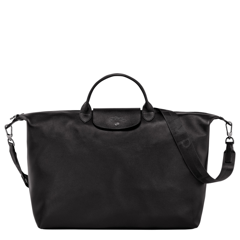 Longchamp |Le Pliage Xtra L Reisetasche Schwarz – Leder |Schwarz