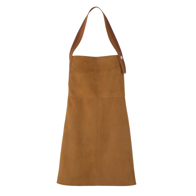 Longchamp |Kleid Walnuss – Leder |Walnuss