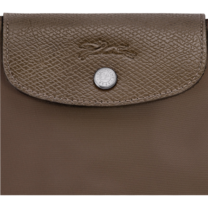 Longchamp |Le Pliage Green M Tragetasche, Terra – Canvas |Terra