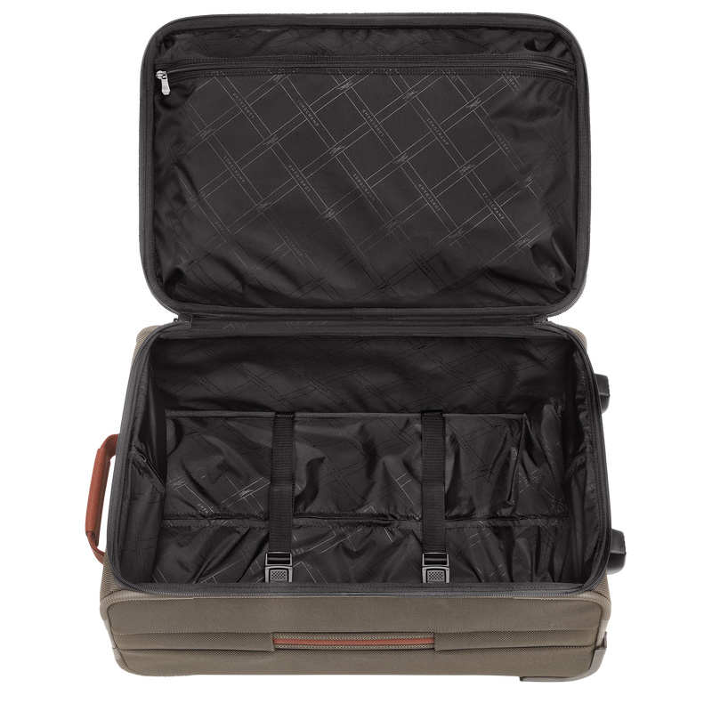 Longchamp |Boxford M Handgepäck Braun – Recyceltes Canvas |Braun