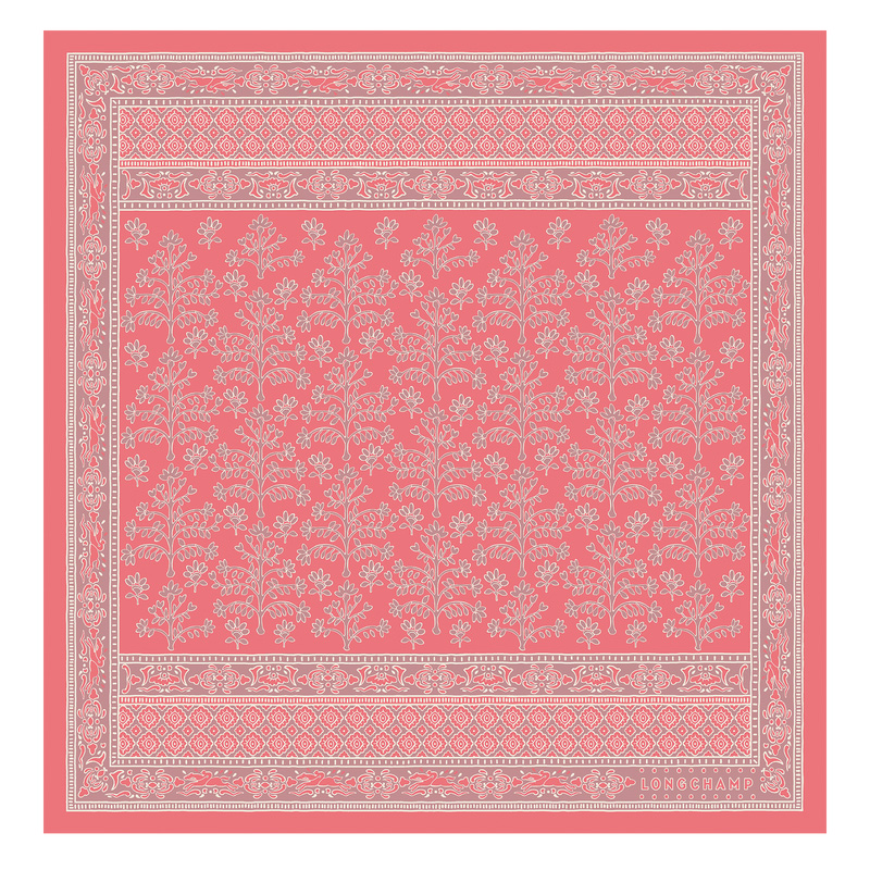 Longchamp |Lebensbaum Seidenschal 50 Tomate – SONSTIGES |Tomate