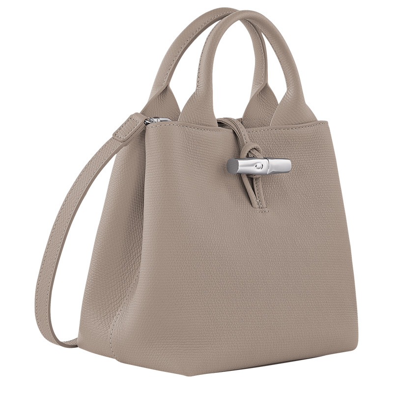 Longchamp |Le Roseau S Handtasche, Ton – Leder |Clay Longchamp |Le Roseau S Handtasche, Ton – Leder |Clay