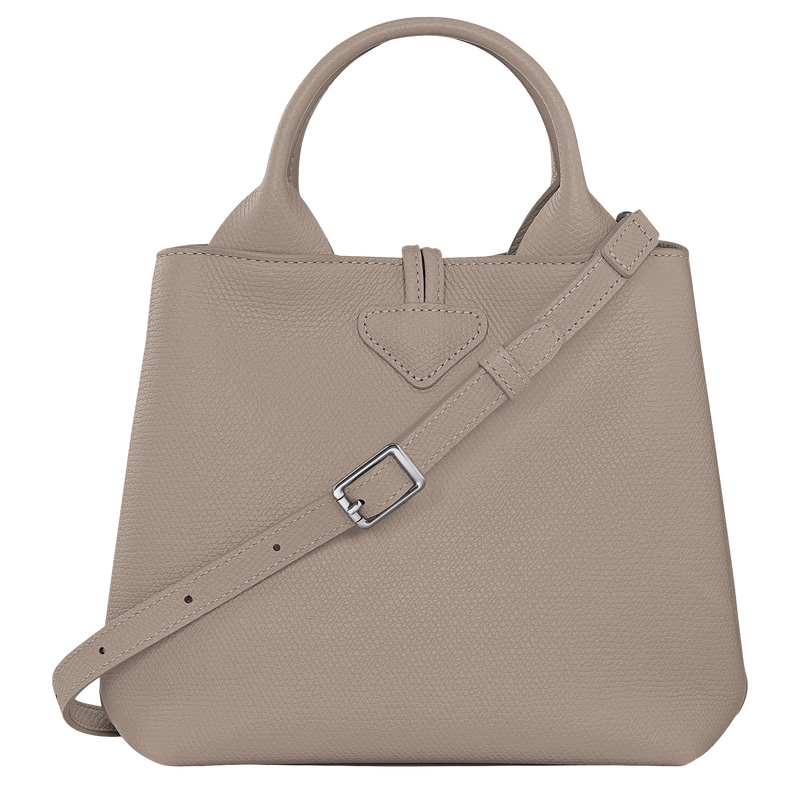 Longchamp |Le Roseau S Handtasche, Ton – Leder |Clay Longchamp |Le Roseau S Handtasche, Ton – Leder |Clay