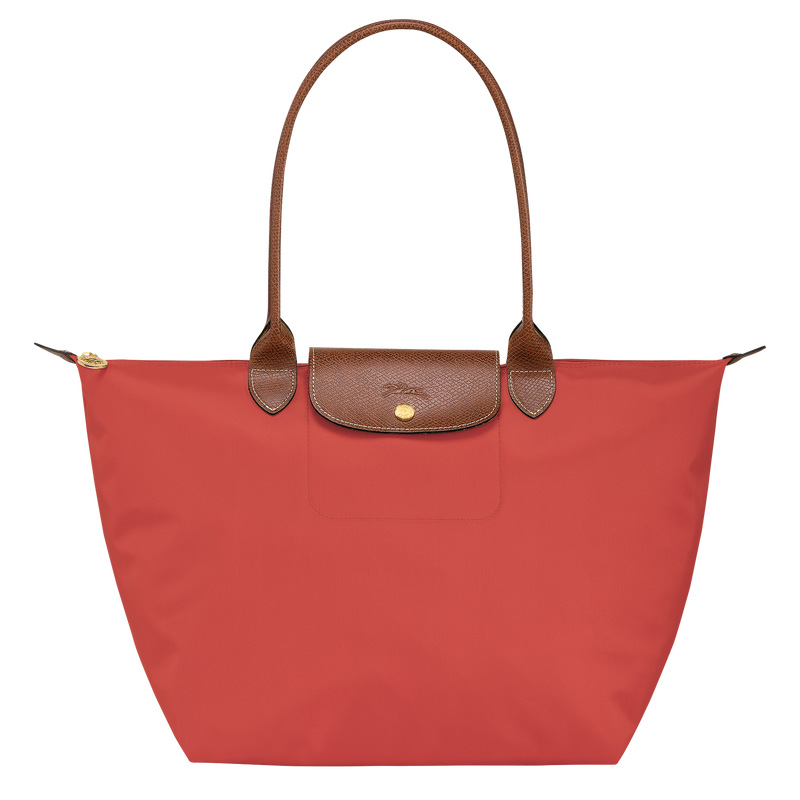 Longchamp |Le Pliage Original L Tote Bag Tomate – Recyceltes Canvas |Tomate