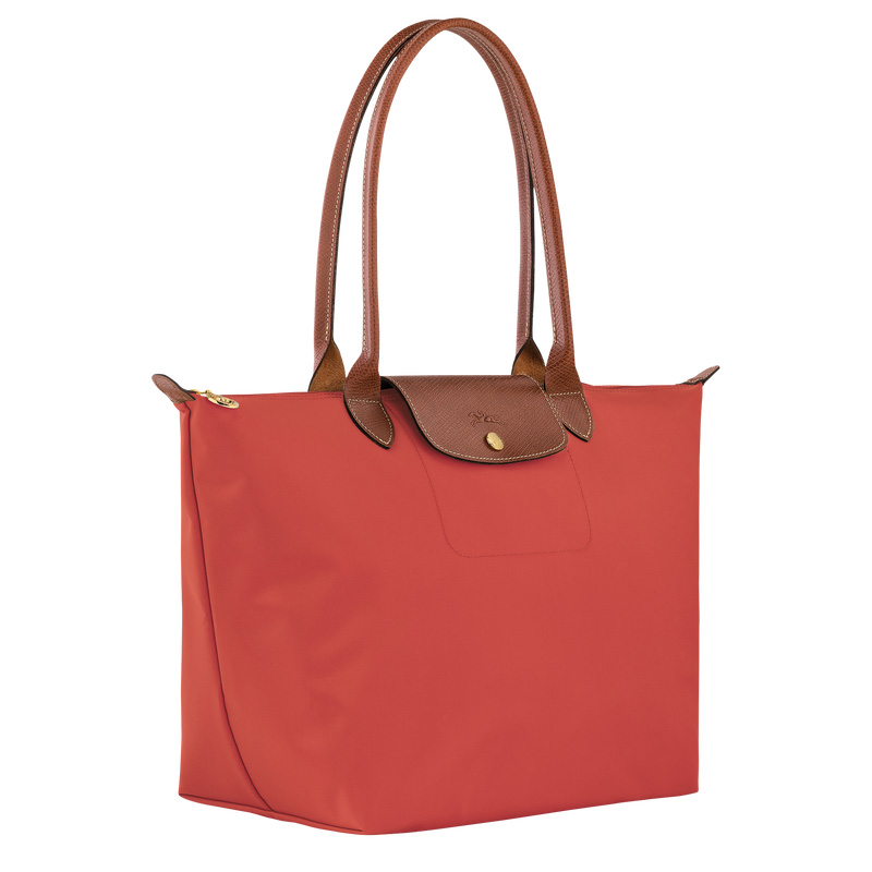 Longchamp |Le Pliage Original L Tote Bag Tomate – Recyceltes Canvas |Tomate