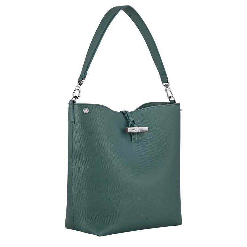 Longchamp |Le Roseau M Schultertasche Zeder – Leder |Zeder