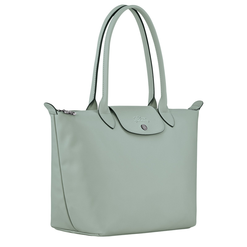 Longchamp |Le Pliage Xtra M Tote Bag, Eisenhut – Leder |Eisenkraut