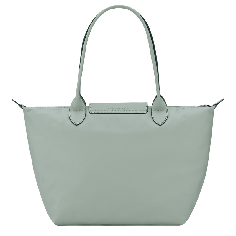 Longchamp |Le Pliage Xtra M Tote Bag, Eisenhut – Leder |Eisenkraut