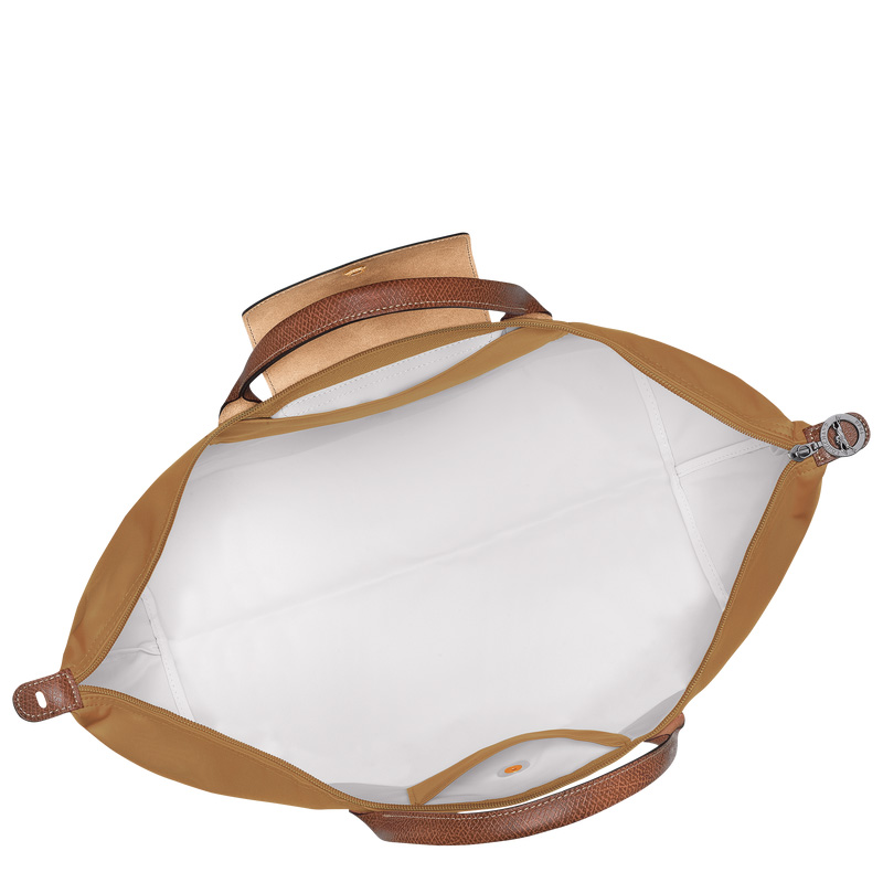 Longchamp |Le Pliage Original L Reisetasche Rehbraun – Recyceltes Canvas |Rehbraun