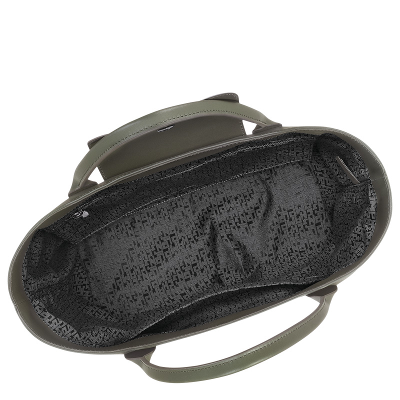 Longchamp |Le Pliage Xtra M Boots Tasche Khaki – Leder |Khaki