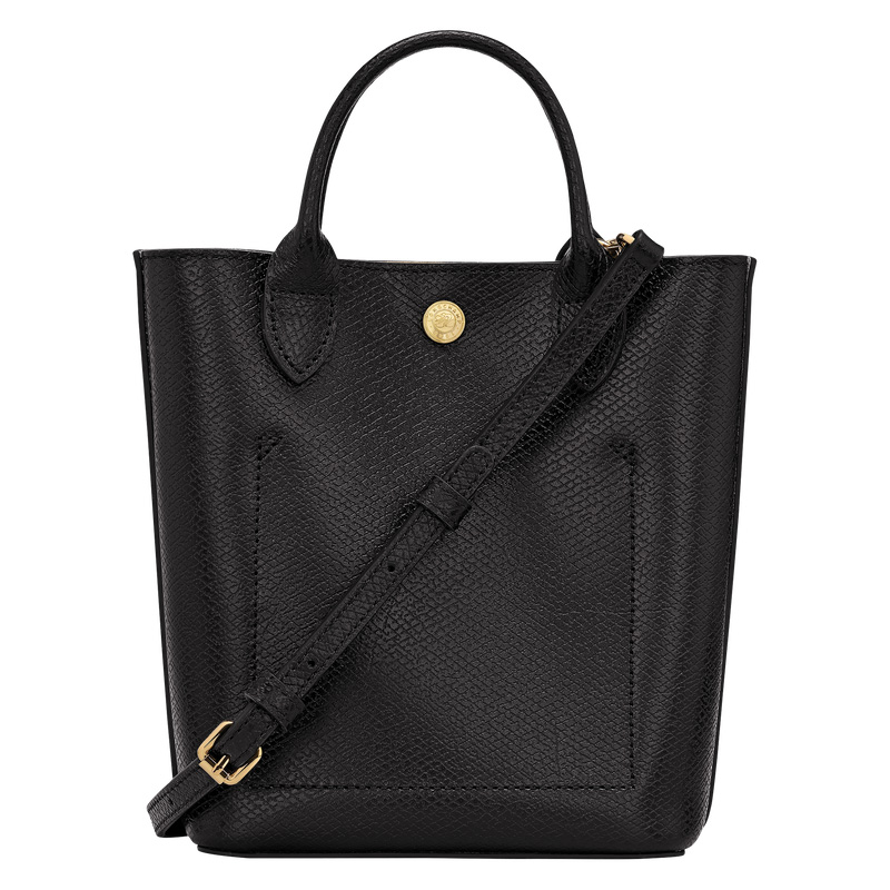 Longchamp |Pure XS Tragetasche Schwarz – Leder |Schwarz