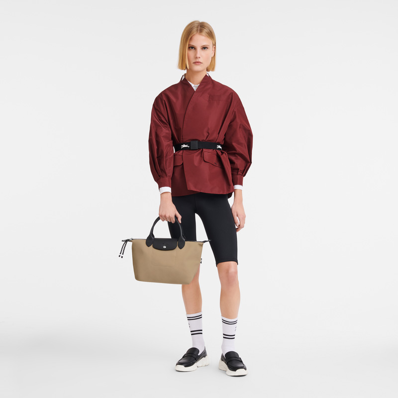 Longchamp |Le Pliage Energy S Handtasche Ton – Recyceltes Canvas |Ton