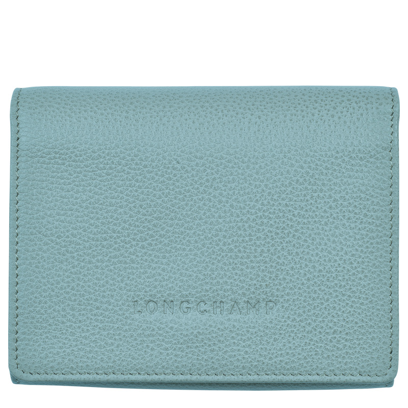 Longchamp |Le Foulonn Geldbörse Eukalyptus – Leder |Eukalyptus