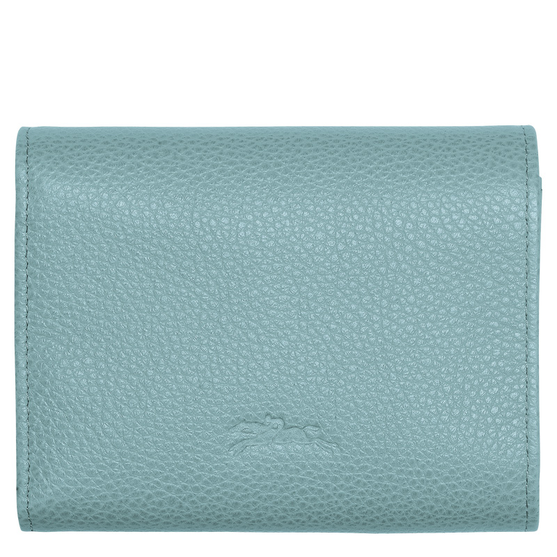 Longchamp |Le Foulonn Geldbörse Eukalyptus – Leder |Eukalyptus