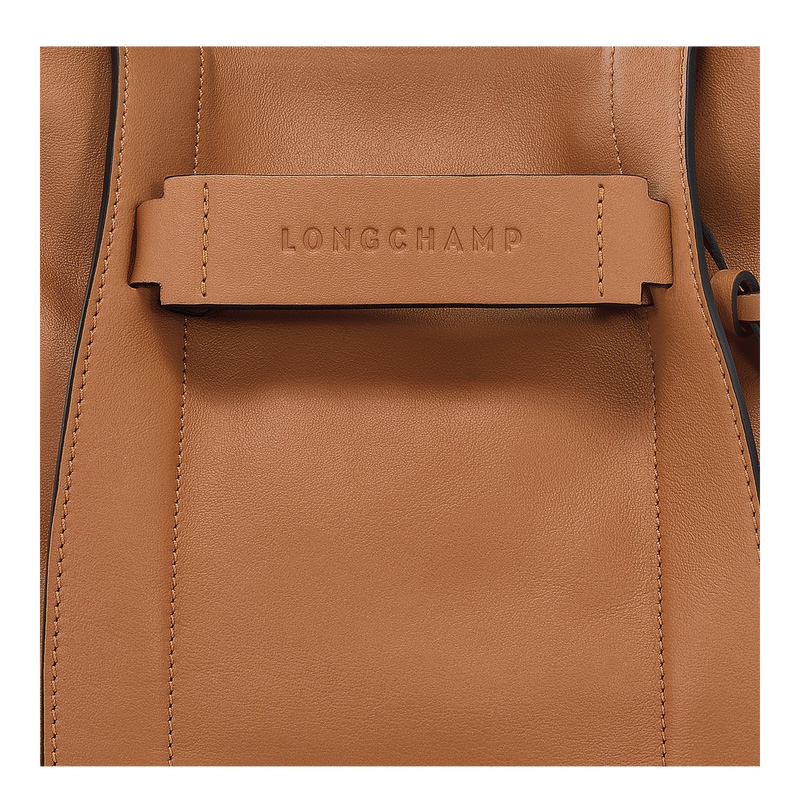 Longchamp |3D S Umhängetasche Natur – Leder |Natur