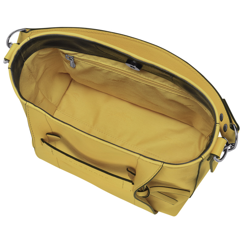Longchamp |3D S Umhängetasche Ingwer – Leder |Ingwer