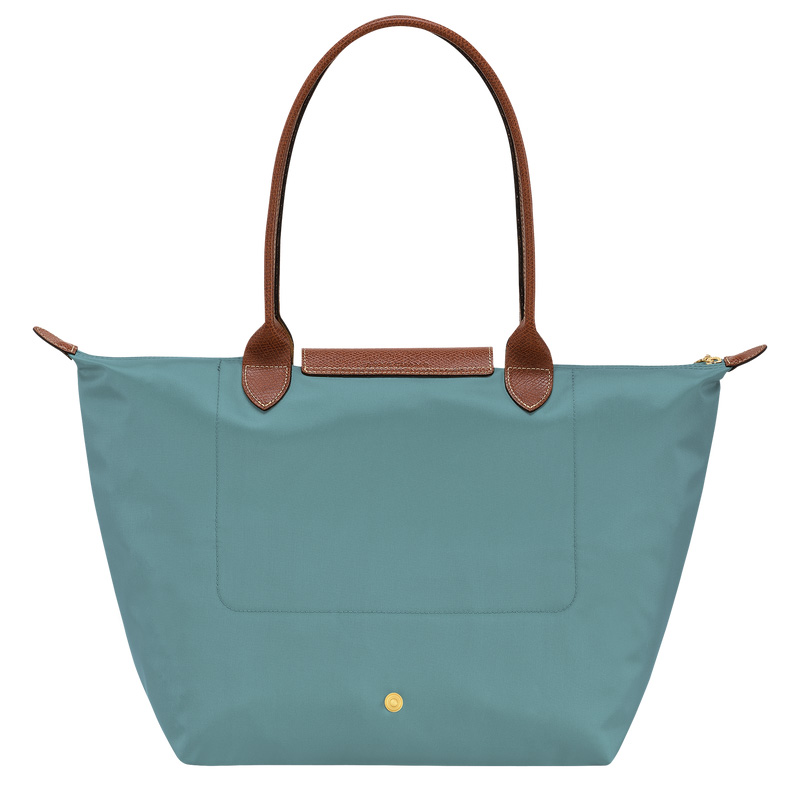 Longchamp |Le Pliage Original L Tragetasche, Eukalyptus – Recyceltes Canvas |Eukalyptus