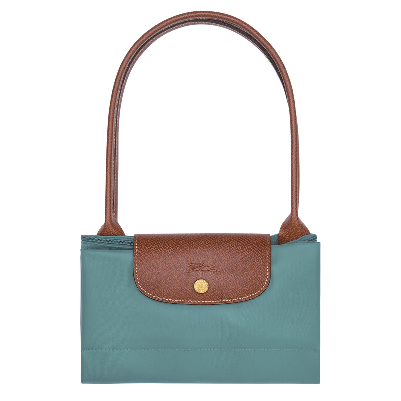 Longchamp |Le Pliage Original L Tragetasche, Eukalyptus – Recyceltes Canvas |Eukalyptus