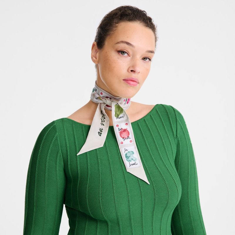 Longchamp |Rosa-grünes Stirnbandpapier – SONSTIGES |Papier