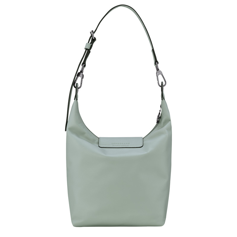 Longchamp |Le Pliage Xtra M Schultertasche Vervain – Leder |Eisenkraut