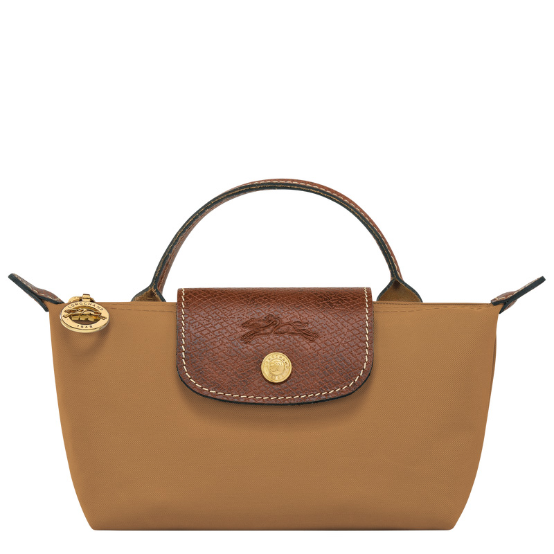 Longchamp|Le Pliage Original Beutel mit Henkel, Rehbraun – Recycelter Canvas |Rehbraun