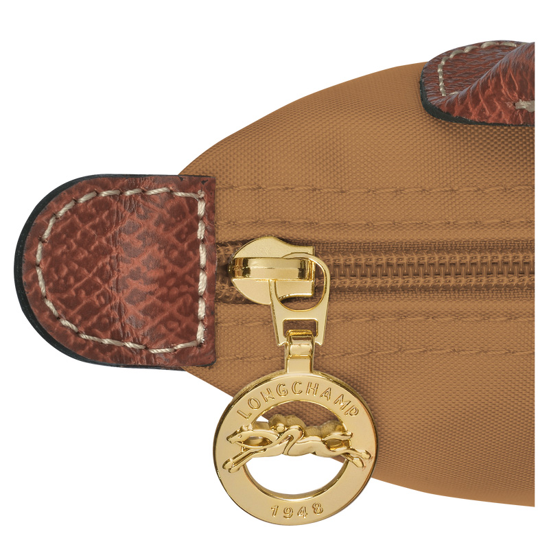 Longchamp|Le Pliage Original Beutel mit Henkel, Rehbraun – Recycelter Canvas |Rehbraun