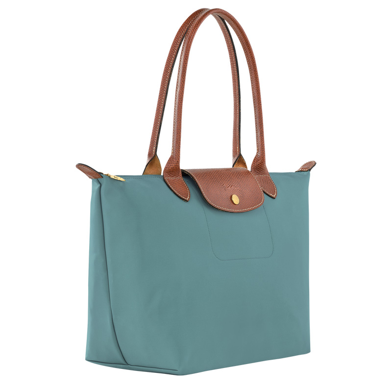 Longchamp |Le Pliage Original M Tragetasche Eukalyptus – Recyceltes Canvas |Eukalyptus