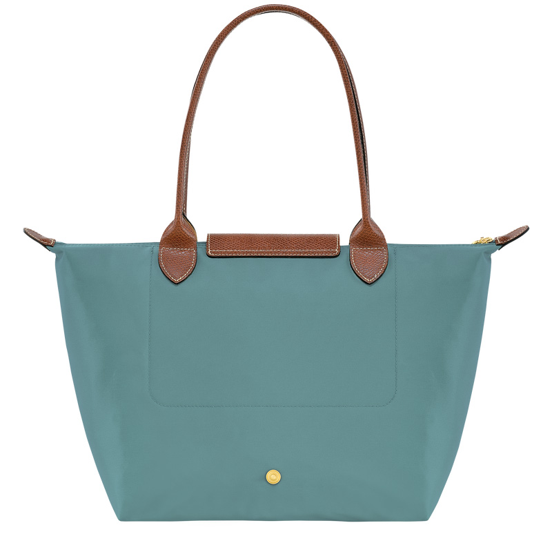 Longchamp |Le Pliage Original M Tragetasche Eukalyptus – Recyceltes Canvas |Eukalyptus