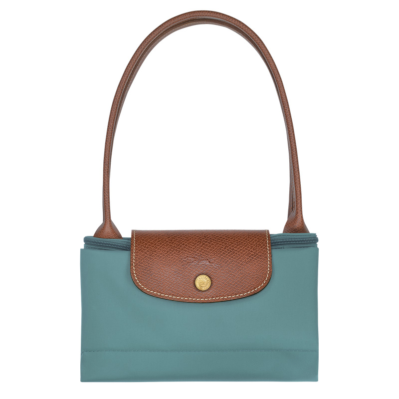 Longchamp |Le Pliage Original M Tragetasche Eukalyptus – Recyceltes Canvas |Eukalyptus