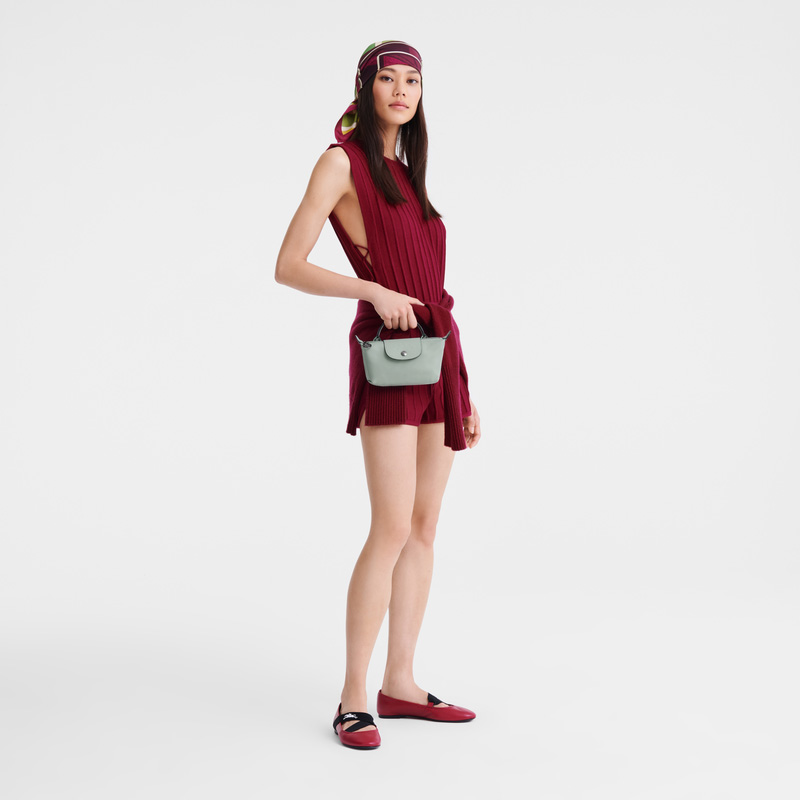 Longchamp |Le Pliage Xtra XS Beutel Eisenkraut – Leder |Eisenkraut