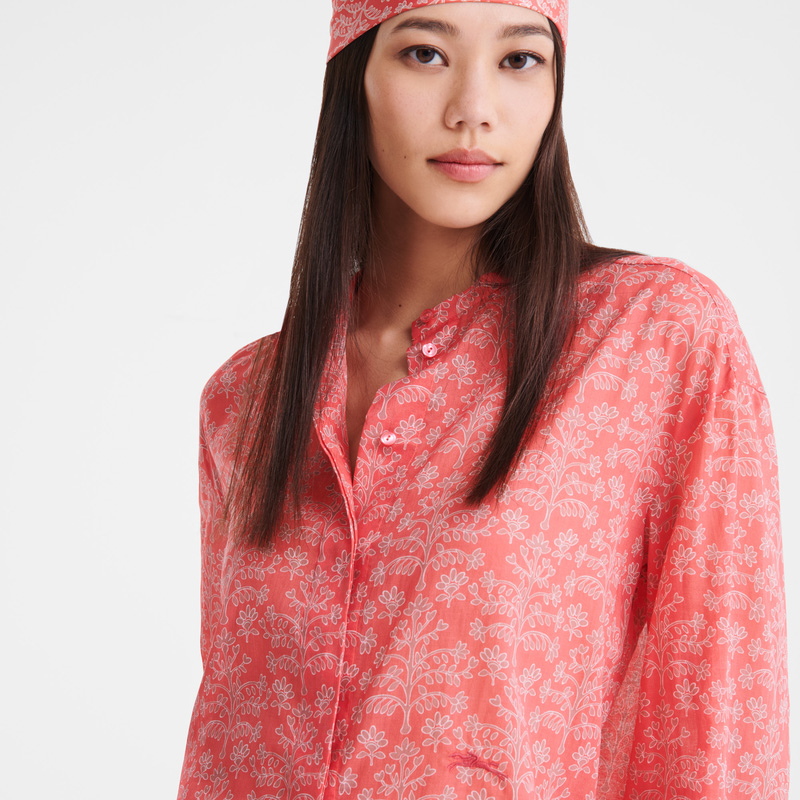 Longchamp |Hemd Tomate – Bedruckter Schleier |Tomate Longchamp |Hemd Tomate – Bedruckter Schleier |Tomate