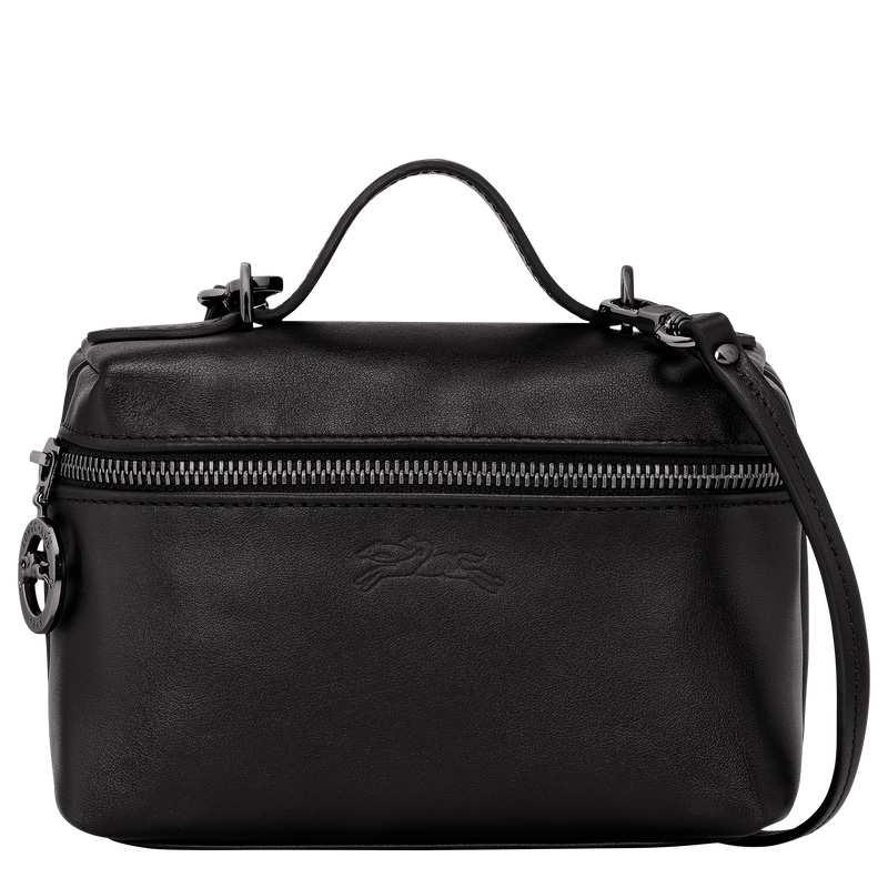 Longchamp |Le Pliage Xtra XS Vanity Schwarz – Leder |Schwarz