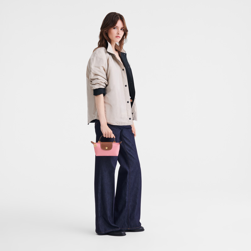 Longchamp |Le Pliage Original Tasche mit Tragegriff Marshmallow – Recyceltes Canvas |Marshmallow