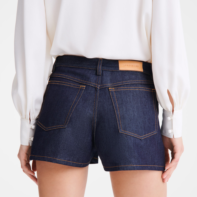 Longchamp |Shorts Mitternachtsblau – Denim |Mitternachtsblau