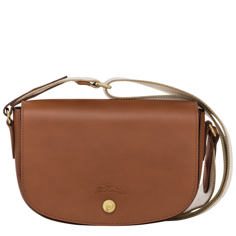 Longchamp |Pure S Umhängetasche Cognac – Leder |Cognac