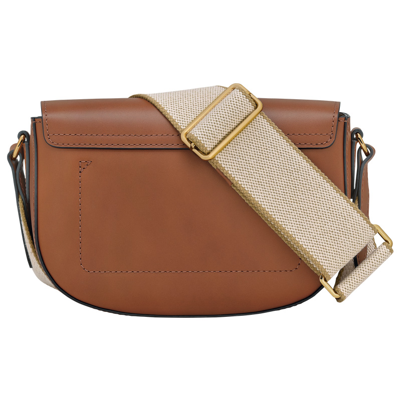 Longchamp |Pure S Umhängetasche Cognac – Leder |Cognac