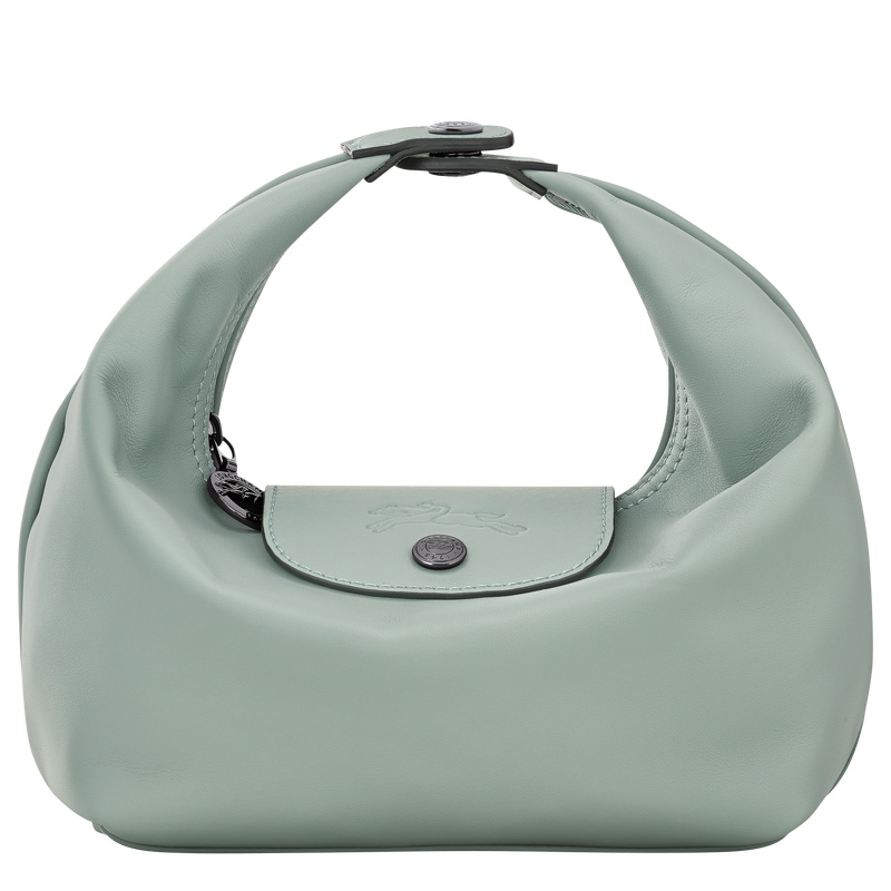 Longchamp |Le Pliage Xtra XS Handtasche, Eisenkraut – Leder |Eisenkraut