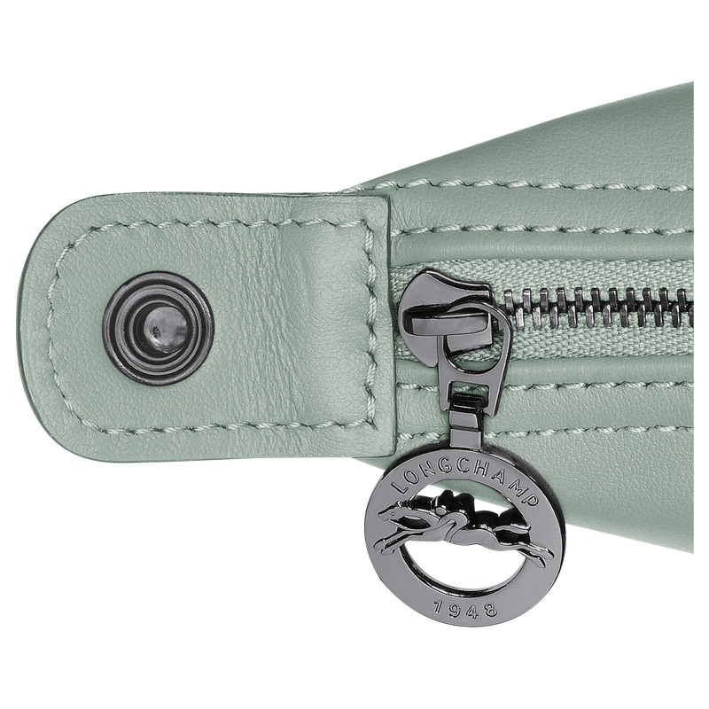 Longchamp |Le Pliage Xtra XS Handtasche, Eisenkraut – Leder |Eisenkraut