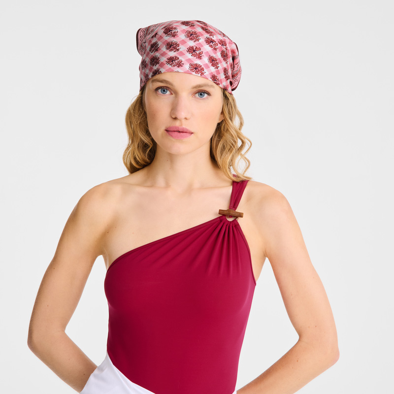 Longchamp |The Bucolic Escapade Seidenschal 50 Blush – SONSTIGES |Blush