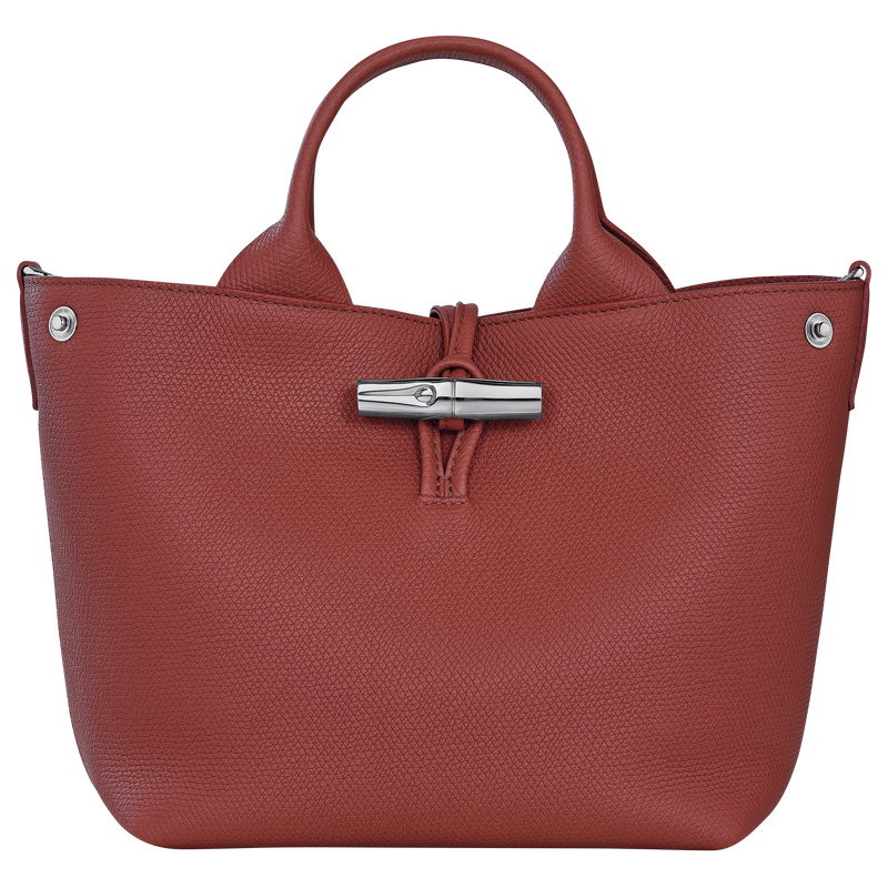 Longchamp |Le Roseau S Handtasche Kastanienbraun – Leder |Kastanienbraun
