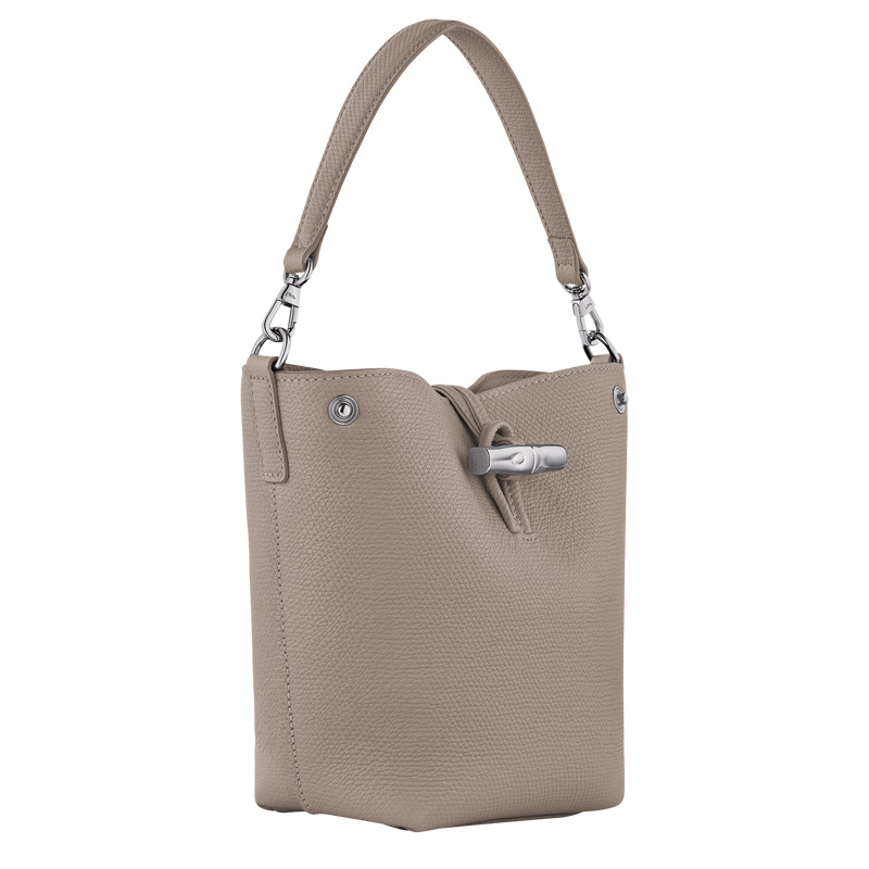 Longchamp |Le Roseau XS Beuteltasche Ton – Leder |Ton