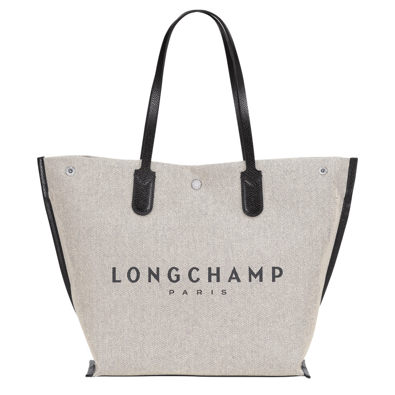 Longchamp |Essential L Tragetasche, Ecru – Canvas |Ecru